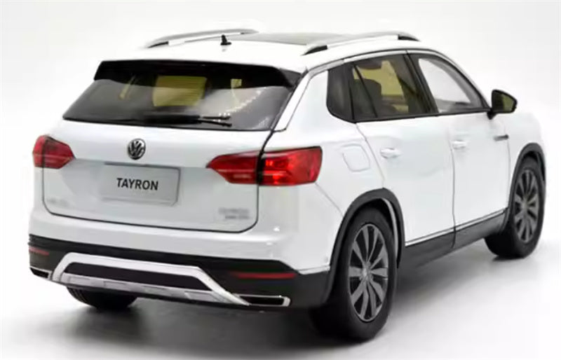 FAW Volkswagen VW TAYRON SUV white 1:18 Car Pre-built Model view4