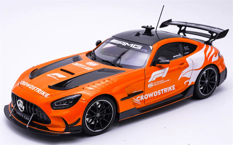 1:18 Mercedes-Benz AMG GT BLACK SERIES 2025 Orange - British Grand Prix MINICHAMPS  DIECAST Model