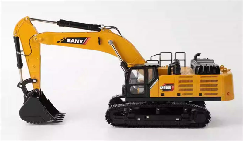 SANY SY650N Large excavator Yellow 1:35 Truck Pre-built Model
