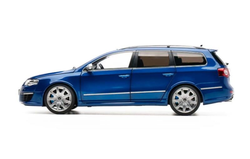 1:18 Volkswagen Passat Variant R36 NZG Limited Edition 199PCS ONLY Biscay Blue Diecast Model view3
