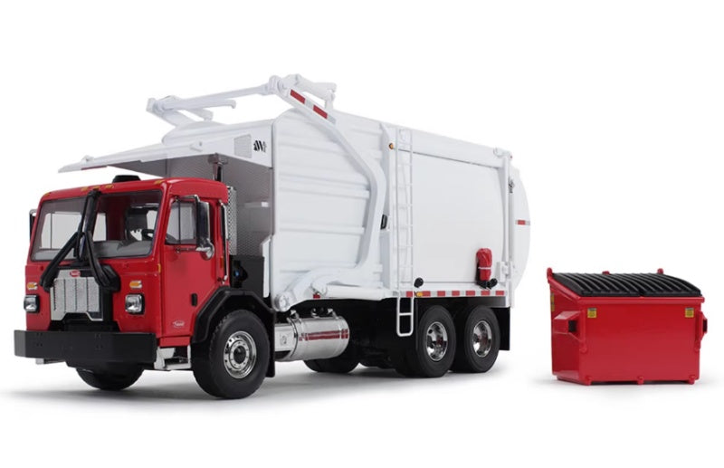 1:34 Peterbilt 520 First Gear red and white Diecast Model view1
