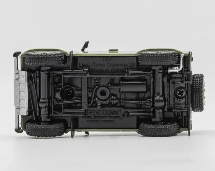 1:64 AR Box Land Rover Defender 90 Heritage 2015 Green Diecast Model