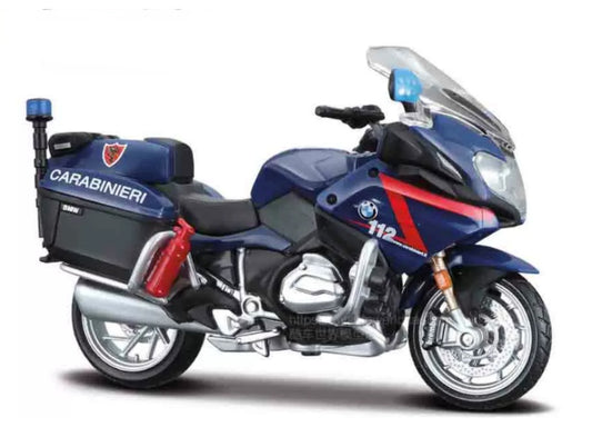 1:18 BMW R1200RT  Dark Blue Italian Edition Maisto  Diecast Police Motorcycle Model