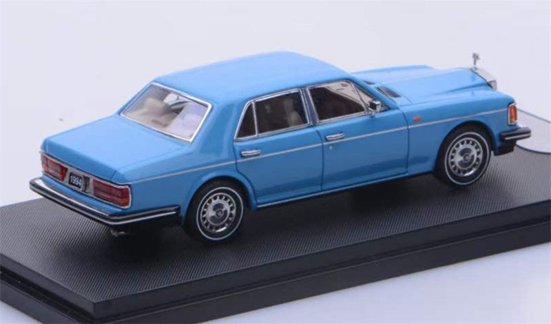 GFCC 1994 Rolls Royce Silver Spur III Sky Blue Limited Edition LHD 1:64 car Pre-built Model view6
