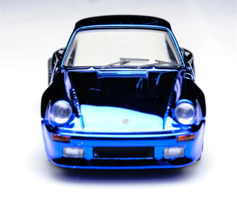 1:64 Porsche 911 930 Turbo Chrome Blue Mortal DIECAST Limited Edition 399pcs ONLY Model