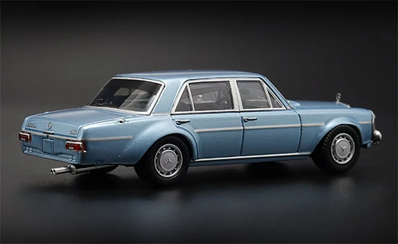 1:64 Mercedes Benz 300SEL W109 AMG Silver Blue BSC DIECAST Limited Edition 399pcs ONLY Model