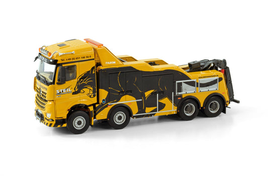 WSI MERCEDES BENZ AROCS MP4 STREAM SPACE 8X4 FALKOM Steil 1:50 DIECAST Truck