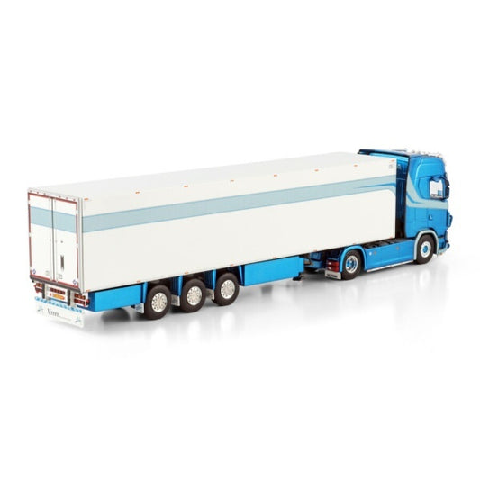 1:50 SCANIA MEIJNEN S series CS20H 4X2 REEFER TRAILER 3 AXLE WSI   Diecast Model
