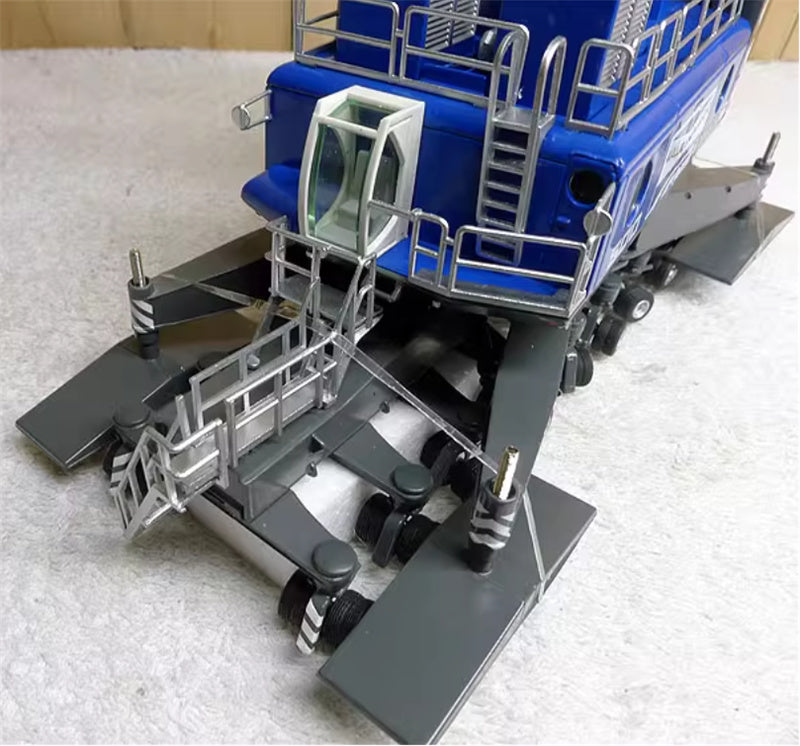 NZG Liebherr LHM 500 Mobile Harbour Wallmann & co Crane blue 1:87 DIECAST Crane Truck