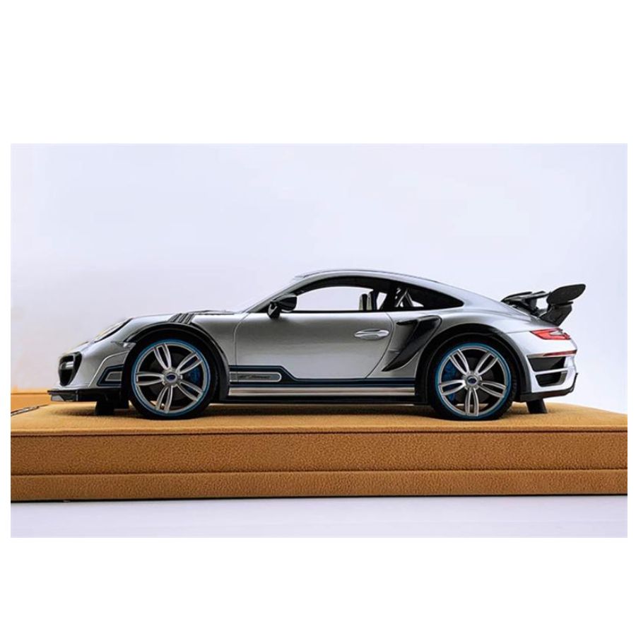 AutoBarn TechArt Porsche 911GTS Silver Limited Edition 1:18 DIECAST Car