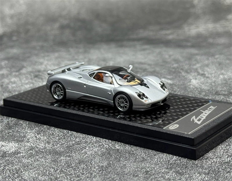 1:64 Pagani Zonda C12 Silver LCD MODELS DIECAST Model