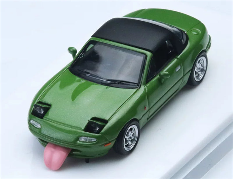 1:64 Mazda MX-5 green ATS DIECAST Civil Car Model