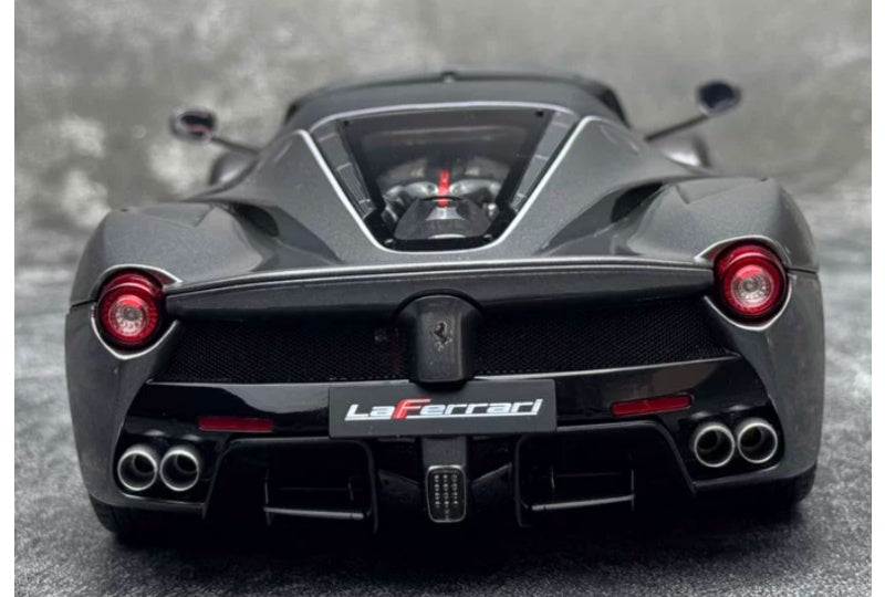 1:18 Ferrari LaFerrari  Grey - Silver Wheel BBR MODELS convertible version DIECAST Model