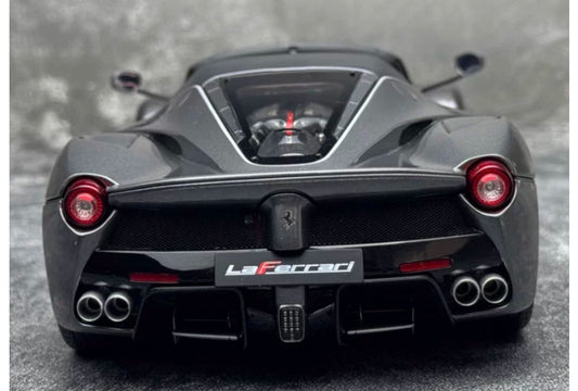 1:18 Ferrari LaFerrari  Grey - Silver Wheel BBR MODELS convertible version DIECAST Model