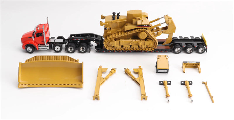 1:50 Kenworth Trail King CAT T880 TK120HDG D11R DM DIECAST Model