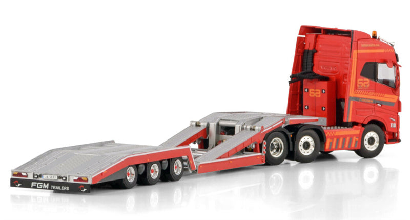 WSI VOLVO FH5 GLOBETROTTER 6X2 TWIN STEER TRUCK TRANSPORTER - 3 AXLE Sater Auto 1:50 DIECAST Truck Lorry