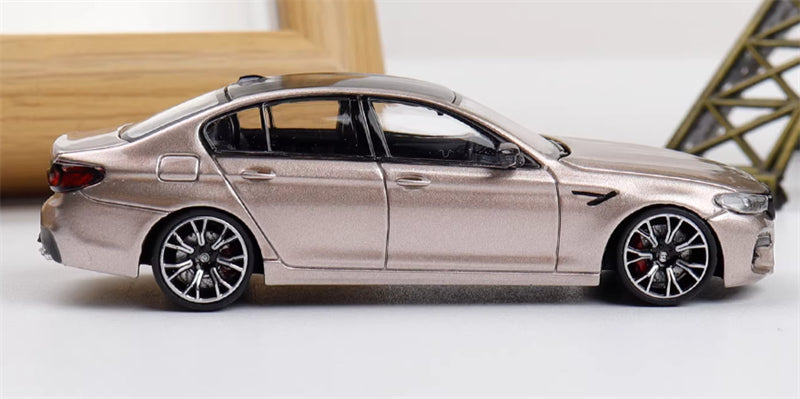 1:64 BMW M5 F90 Champagne Gold MJ Model Limited Edition 999PCS ONLY DIECAST Civil Car Model
