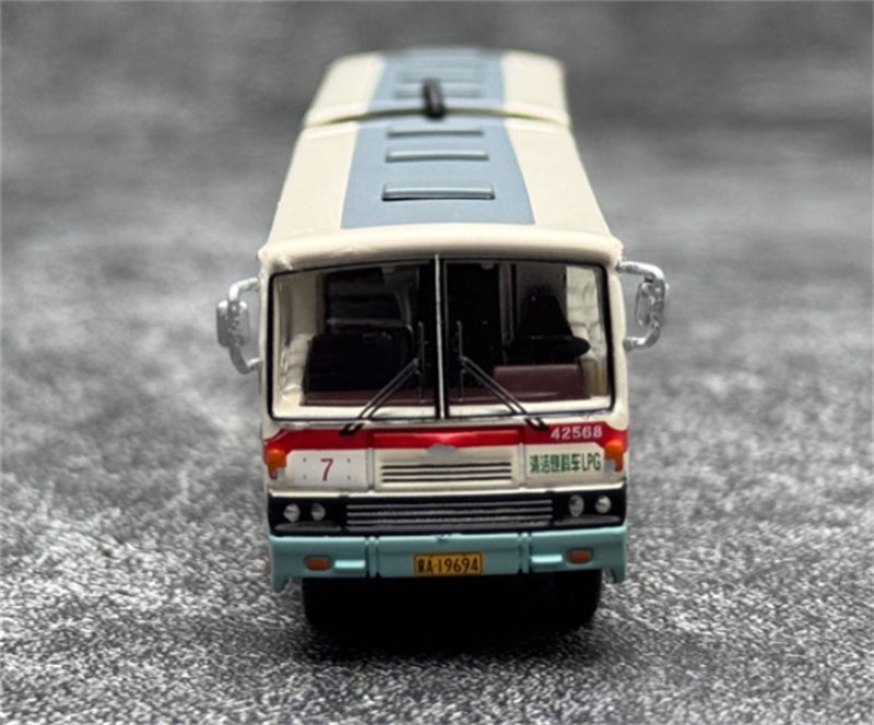 CREATIVE CULTURE Jinghua BK6141 7 Route articulated Beijing bus white-red 1:110 Bus Pre-built Model view7