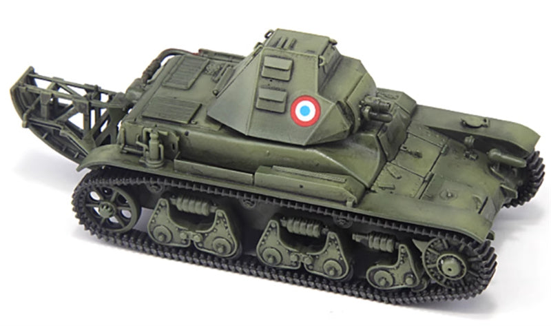 S-MODEL French Renault R-35 R35 light tank FCM36 turret 1:72 Tank Pre-built Model