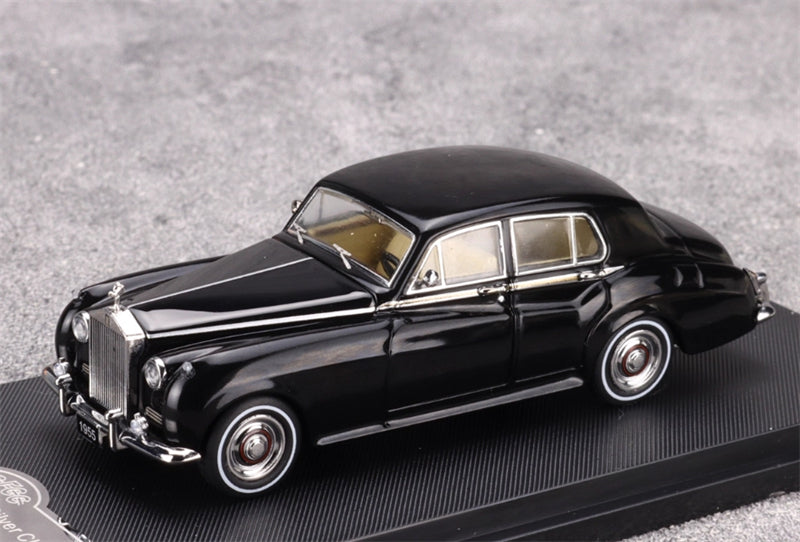 GFCC 1955 Rolls Royce Silver Cloud classic car Glossy Black LHD 1:64 car Pre-built Model view3