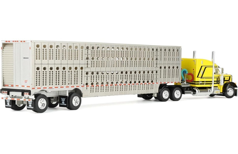 1:64 Peterbilt 379 DCP Yellow Diecast Model view4