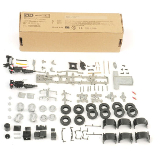 WSI BUILDING KIT CHASSIS SCANIA 8X4 Parts KIT 1:50 Truck Model