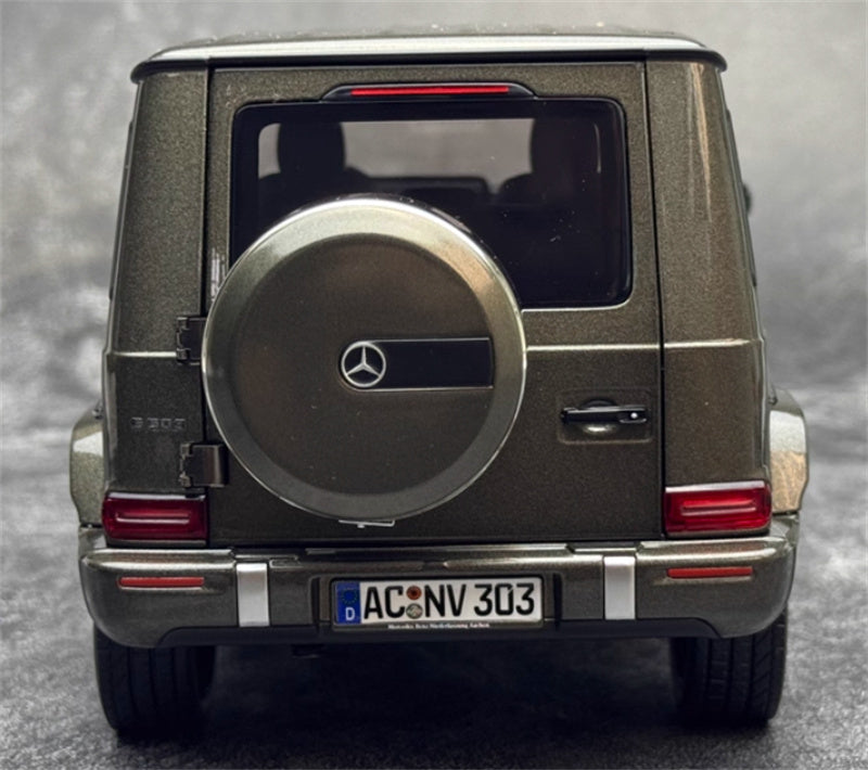 NOREV 2024 Mercedes Benz G500 G-Class off-road olive drab 1:18 Car Pre-built Model view10