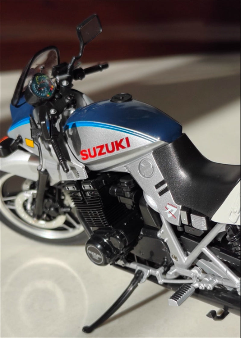 1:12 Suzuki GSX1100S  Blue Silver  Aoshima  DIECAST motorcycle Model