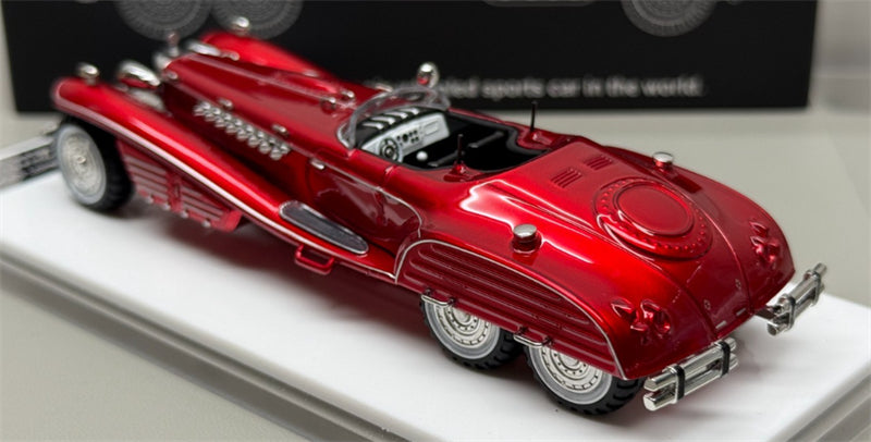 1:64 Hydra Schmidt V16 Transparent Red WM Limited Edition DIECAST Civil Car Model