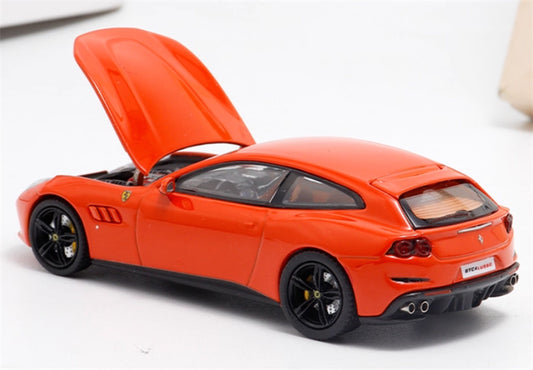 Phantom Knight Ferrari GTC4 Lusso station wagon Limited Edition 999PCS ONLY Arancio 1:64 Car Pre-built Model view2