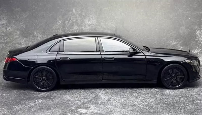 1:18 Mercedes Maybach S680 2023 Black - Black wheel hub Almost Real Limited Edition 1008PCS ONLY DIECAST Model