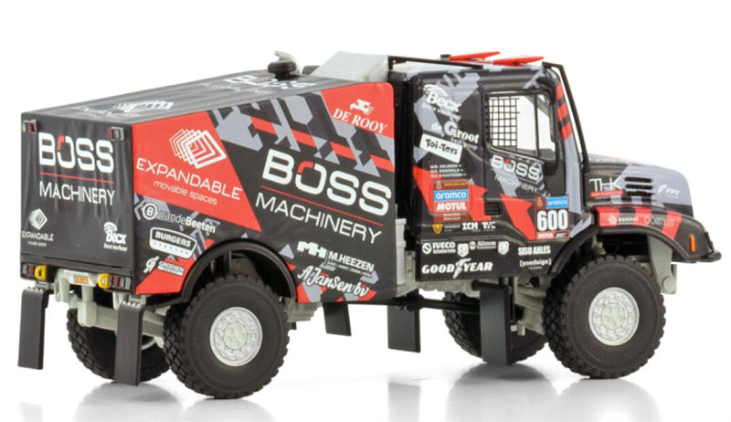 WSI IVECO TORPEDO RALLY Boss Machinery Team De Rooy FPT 1:50 Truck Pre-built Model