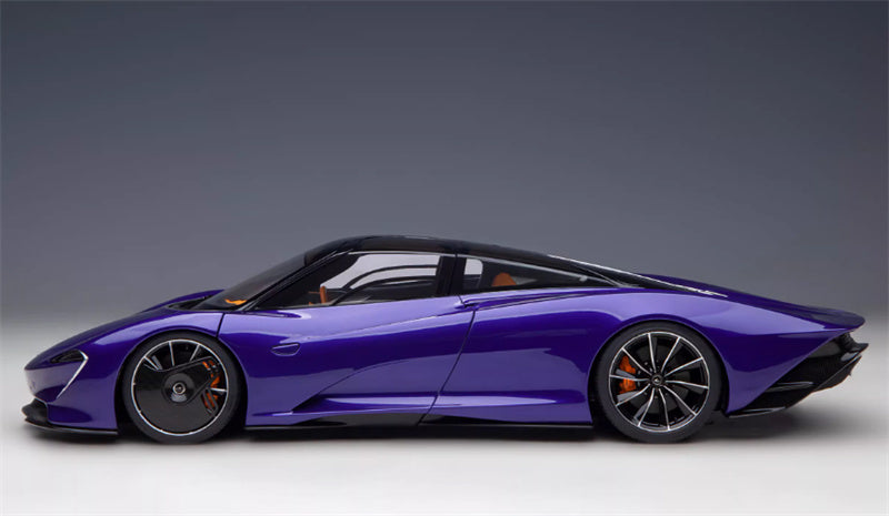 AUTOART McLaren Speedtail supercar Purple 1:18 Car Pre-built Model view5