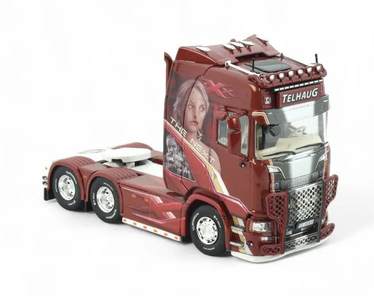 1:50 SCANIA  Next 6x4 S series TEKNO  Red DIECAST Model