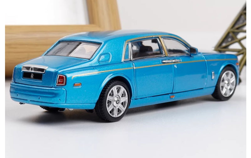1:64 Rolls-Royce Phantom VII Metallic Blue Dragon Edition DCM Limited Edition DIECAST Car Model