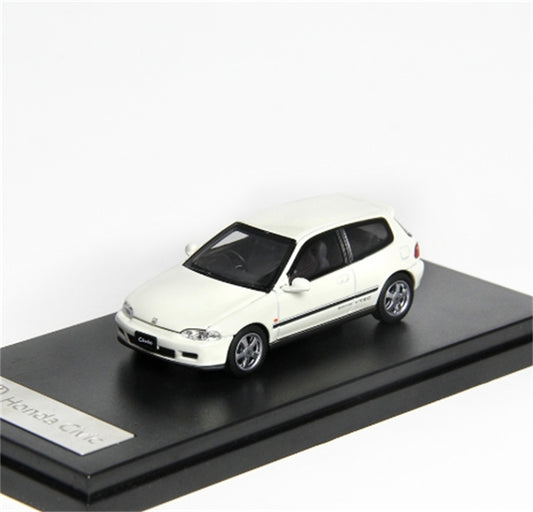LCD-MODELS Honda Civic SiR II EG6 White 1:64 car Pre-built Model view1