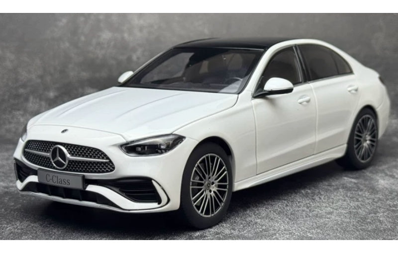 1:18 Mercedes-Benz C-Class C260 2025 NZG Pearlescent White Diecast Model view1