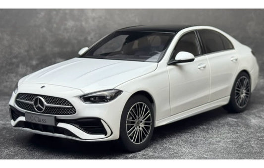 1:18 Mercedes-Benz C-Class C260 2025 NZG Pearlescent White Diecast Model view1