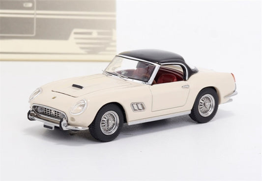 GFCC 1960 SWB Ferrari 250GT California Convertible Beige white Limited Edition 499PCS ONLY LHD 1:64 car Pre-built Model view2