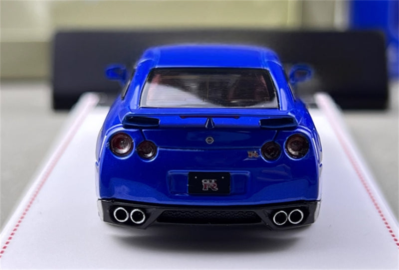 Focal Horizon Nissan GT-R R35 Blue Limited Edition 999PCS ONLY 1:64 Car Pre-built Model view7