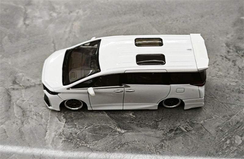 1:64 Toyota Vellfire 40 KUHL White MINIGT DIECAST Model