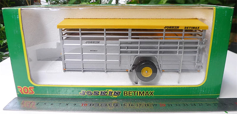 ROS Joskin Carro porta animali tractor trailer silver 1:32 Truck Accessories Pre-built Model