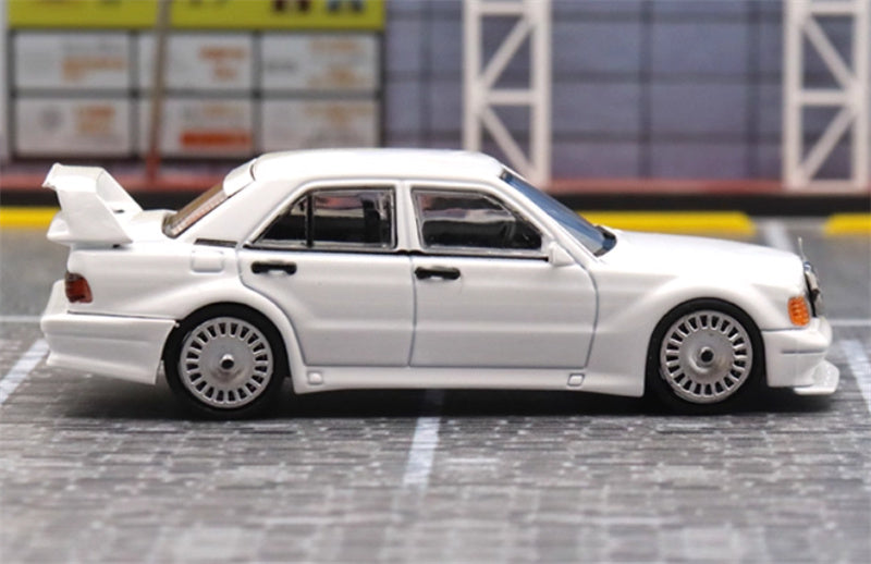 SEEKER Mercedes Benz 190E 2.5-16 Evolution White 1:64 Car Pre-built Model view3