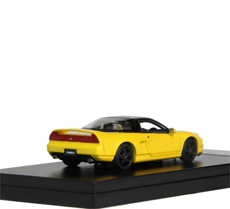 LCD-MODELS Honda NSX MK1 NA1 Yellow with Flipping Headlights 1:64 car Pre-built Model view7
