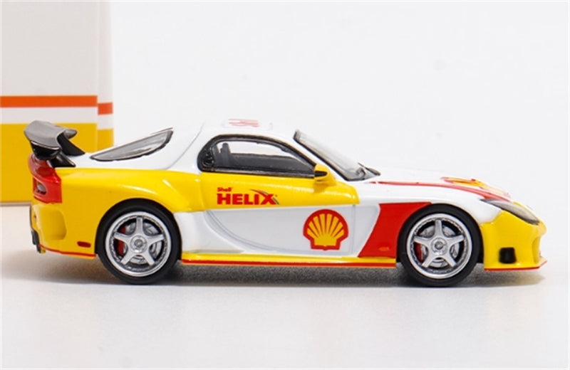 1:64 Mazda RX-7 Shell Helix Livery BSC DIECAST Limited Edition 499pcs ONLY Model