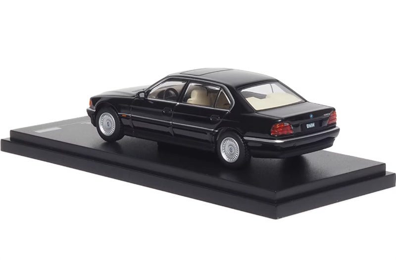 Almost Real BMW 750iL E38 Black 1:64 Car Pre-built Airliner Model Display view2