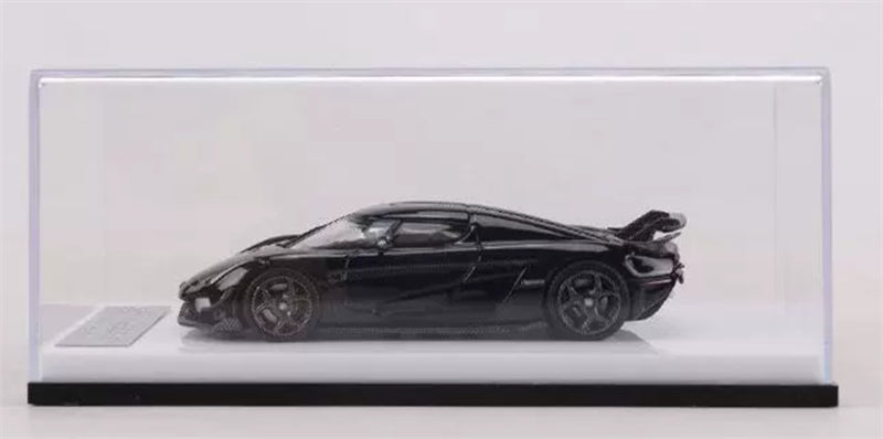1:64 Koenigsegg Regera Carbon fiber pearl black SC ART DIECAST Civil Car Model