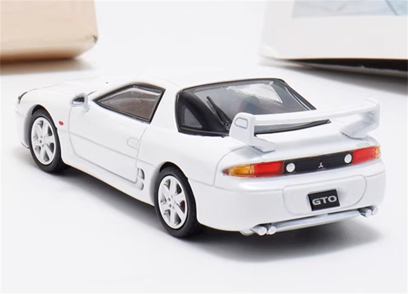 GAGHI MODELS Mitsubishi 3000GT GTO 1998 White 1:64 Car Pre-built Model