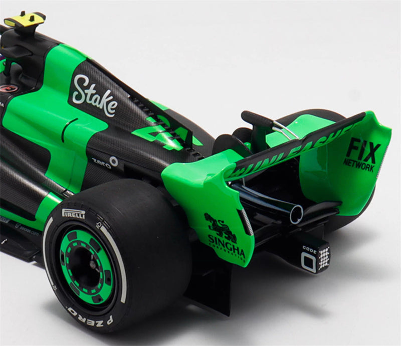 1:18  Stake Kick Sauber C44 Zhou #24 GP 2024 Green  MINICHAMPS  Resin Car Model