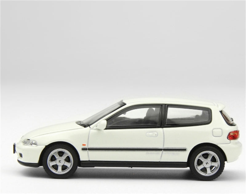 LCD-MODELS Honda Civic SiR II EG6 White 1:64 car Pre-built Model view4